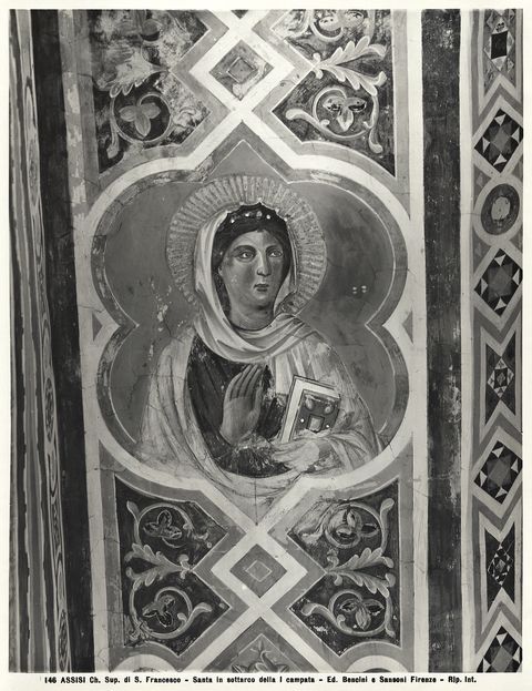 Bencini, Giulio/ Sansoni, Mario — Assisi - Ch. Sup. di S. Francesco - Santa in sottarco della I campata — particolare